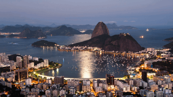 La nuit à Rio de Janeiro