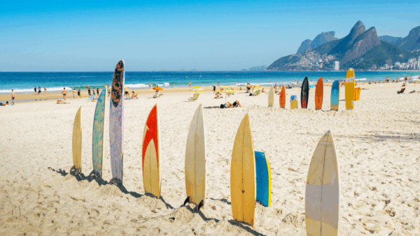 Faire du surf à Rio de Janeiro